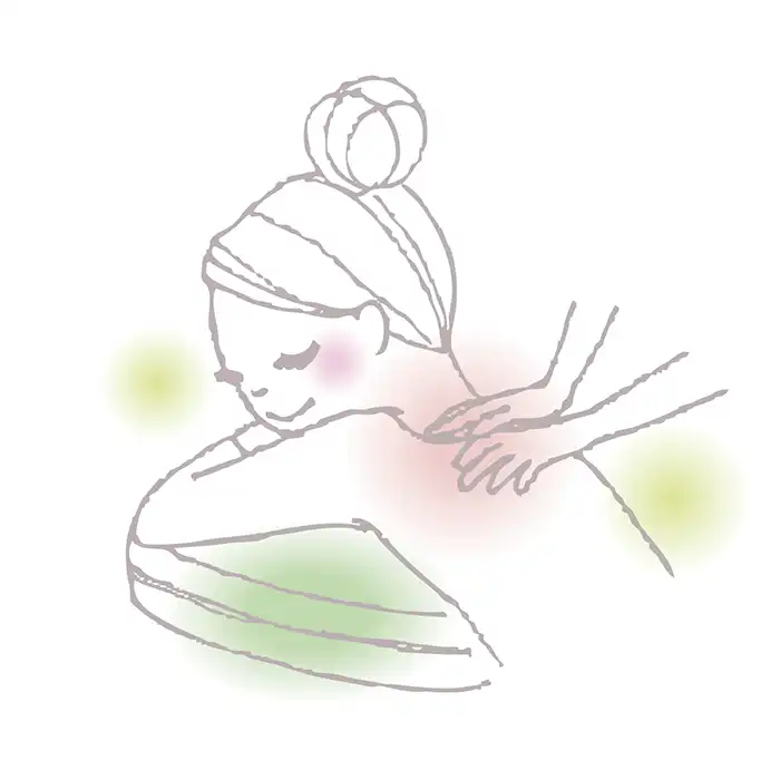 マッサージのイラスト